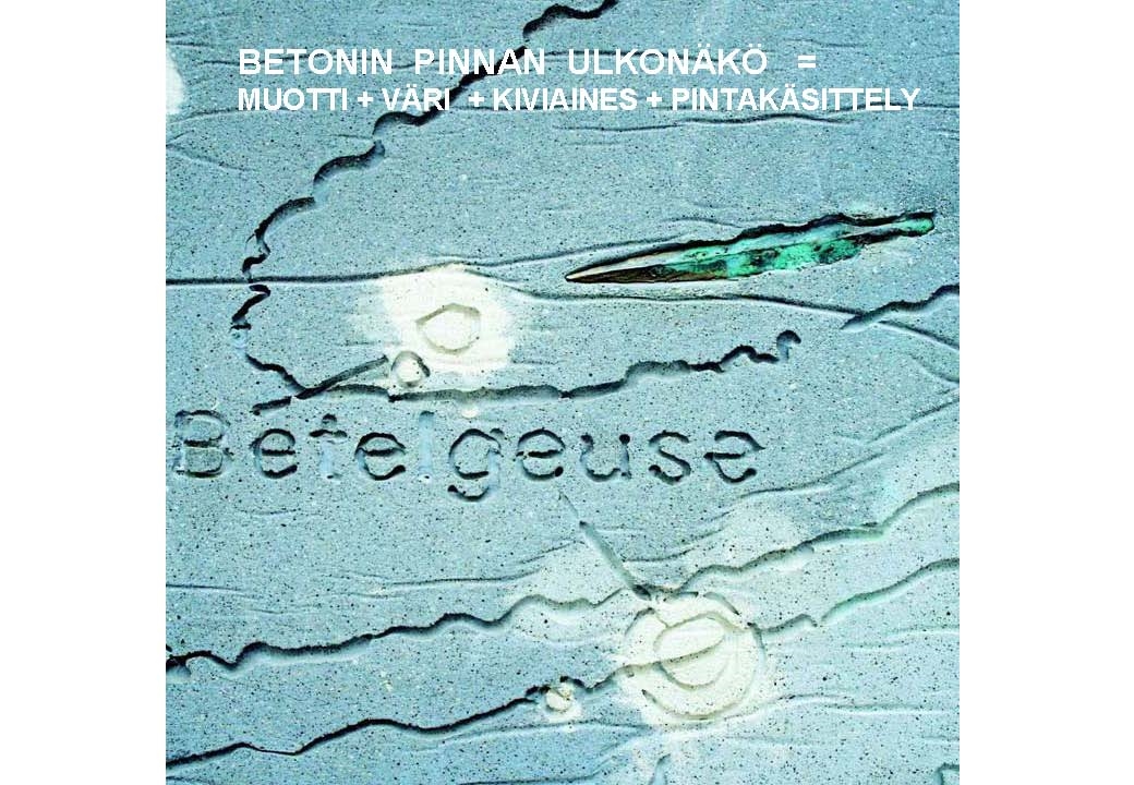 02 Betonin pinnan ulkonäkö