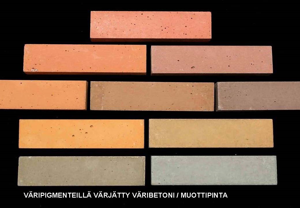 02 Väripigmenteillä värjätty väribetoni