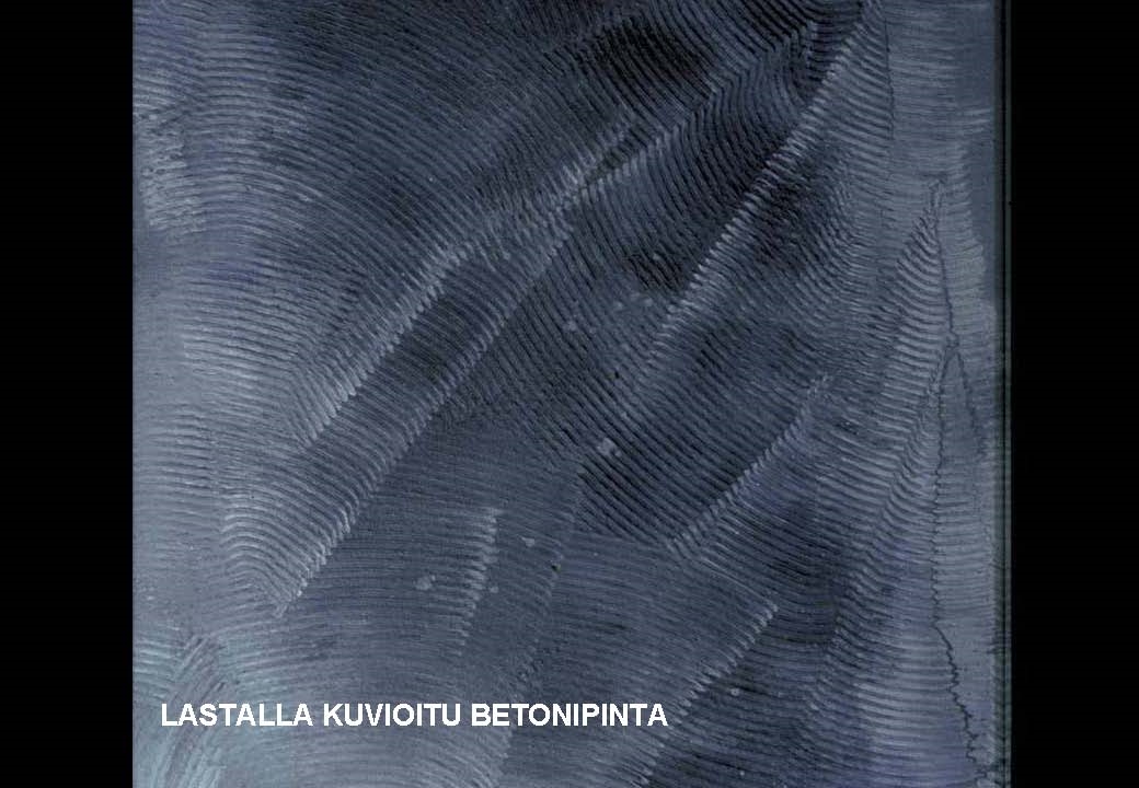 02 Lastalla kuvioitu betonipinta